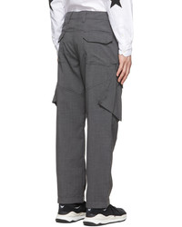 Sophnet. Grey Polyester Cargo Pants
