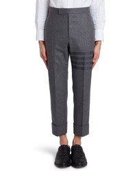 Thom Browne 4 Bar Cropped Wool Cashmere Pants