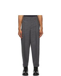 Moncler Genius 7 Moncler Fragt Hiroshi Fujiwara Grey Wool Trousers