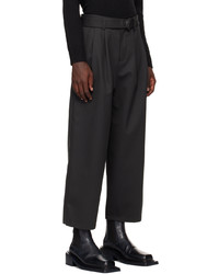 F/CE Black Waterproof Wide Trousers