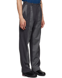 Kiko Kostadinov Gray Balla Trousers