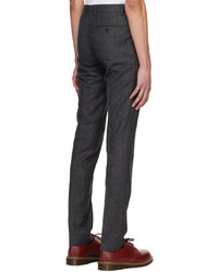 Sunspel Gray Donegal Trousers