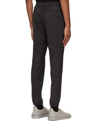 Zegna Gray Jogger Fit Trousers