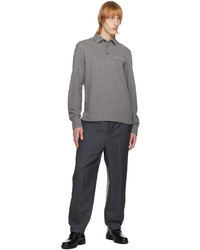 Zegna Gray Padded Trousers