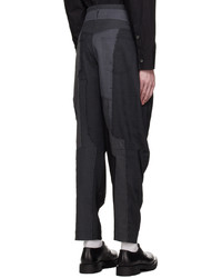 Feng Chen Wang Gray Paneled Trousers