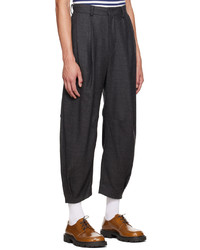 Ader Error Gray Pleated Trousers