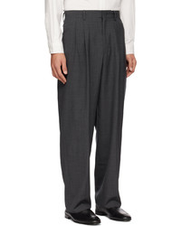 Pottery Gray Pleated Trousers