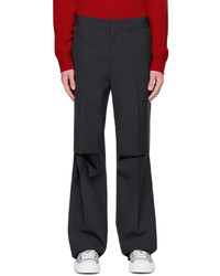 Givenchy Gray Ripped Trousers