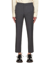 Solid Homme Gray Tapered Trousers