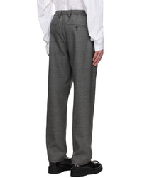 Marni Gray Textured Trousers