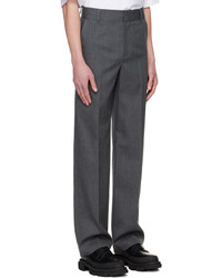We11done Gray Wide Leg Trousers
