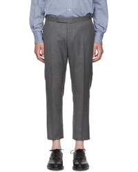Thom Browne Gray Wool Trousers