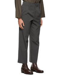 Lemaire Grey 2 Pleats Trousers