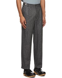 Magliano Grey Adjustable Classic One Pleat Trousers