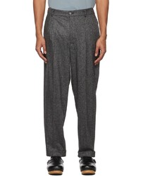 Magliano Grey Adjustable Classic One Pleat Trousers
