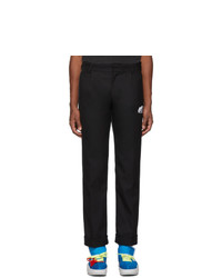 Off-White Grey And Black Reconstructed Chino Trousers