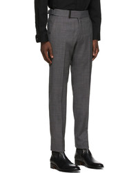 Tom Ford Grey Pinpoint Evening Trousers