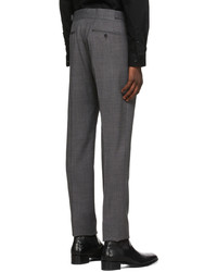 Tom Ford Grey Pinpoint Evening Trousers