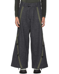 A. A. Spectrum Grey Plusfour Trousers