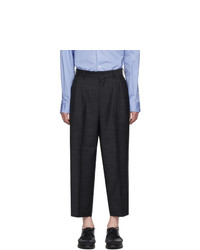 Comme des Garcons Homme Grey Tropical Wool Trousers