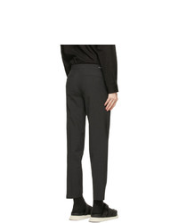 Solid Homme Grey Wool Basic Trousers