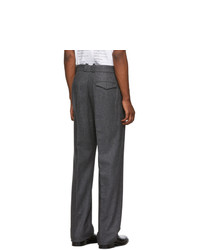 Raf Simons Grey Wool Classic Trousers