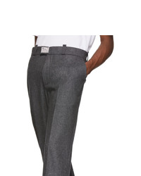 Raf Simons Grey Wool Classic Trousers