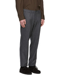 Ring Jacket Grey Wool Flannel Trousers