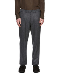 Ring Jacket Grey Wool Flannel Trousers