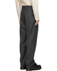 Molly Goddard Grey Wool Hamish Trousers