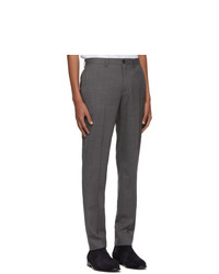 Ps By Paul Smith Grey Wool Mid Fit Trousers
