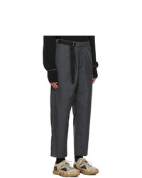 Oamc Grey Wool Regs Trousers