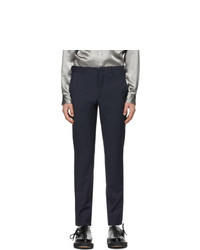Comme Des Garcons Homme Plus Grey Wool Tapered Trousers