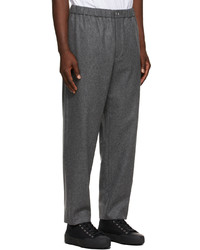 Jil Sander Grey Wool Trousers