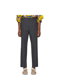 Gucci Grey Wool Trousers