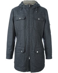 Brunello Cucinelli Multi Pocket Hooded Coat