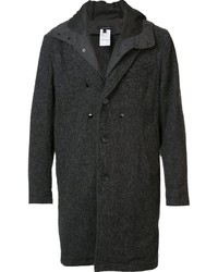 Engineered Garments Layered Buttoned Hooded Coat