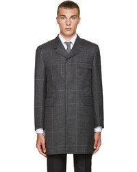 Thom Browne Grey Classic Chesterfield Coat