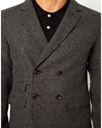 Peter Werth Washed 6 Button Double Breasted Peak Jacket