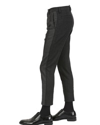 Dolce & Gabbana 17cm Slim Fit Wool Cotton Trousers