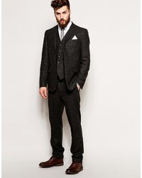 Asos Brand Slim Fit Suit Pants In Dogstooth