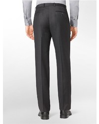 calvin klein charcoal suit pants