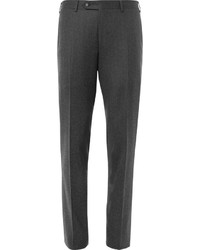 Charcoal Wool Dress Pants for Men | Men's Fashion