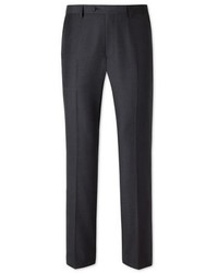 Charles Tyrwhitt Charcoal Clarendon Twill Slim Fit Business Suit Pants