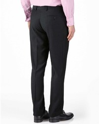 Charles Tyrwhitt Charcoal Classic Fit Twill Business Suit Pants
