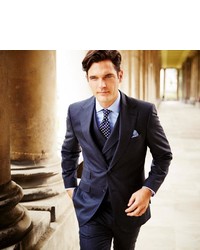 Charles Tyrwhitt Charcoal Slim Fit British Panama Luxury Suit Pants