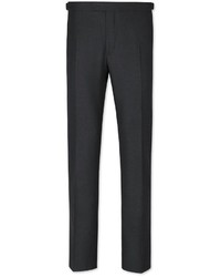 Charles Tyrwhitt Charcoal Slim Fit British Panama Luxury Suit Pants