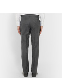 Kilgour Charcoal Slim Fit Super 110s Wool Suit Trousers