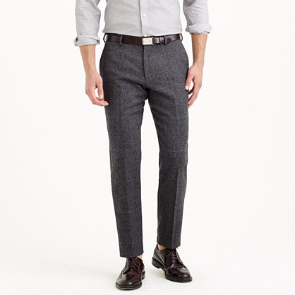 J.Crew Crosby Suit Pant In Herringbone Windowpane English Wool, $225 ...