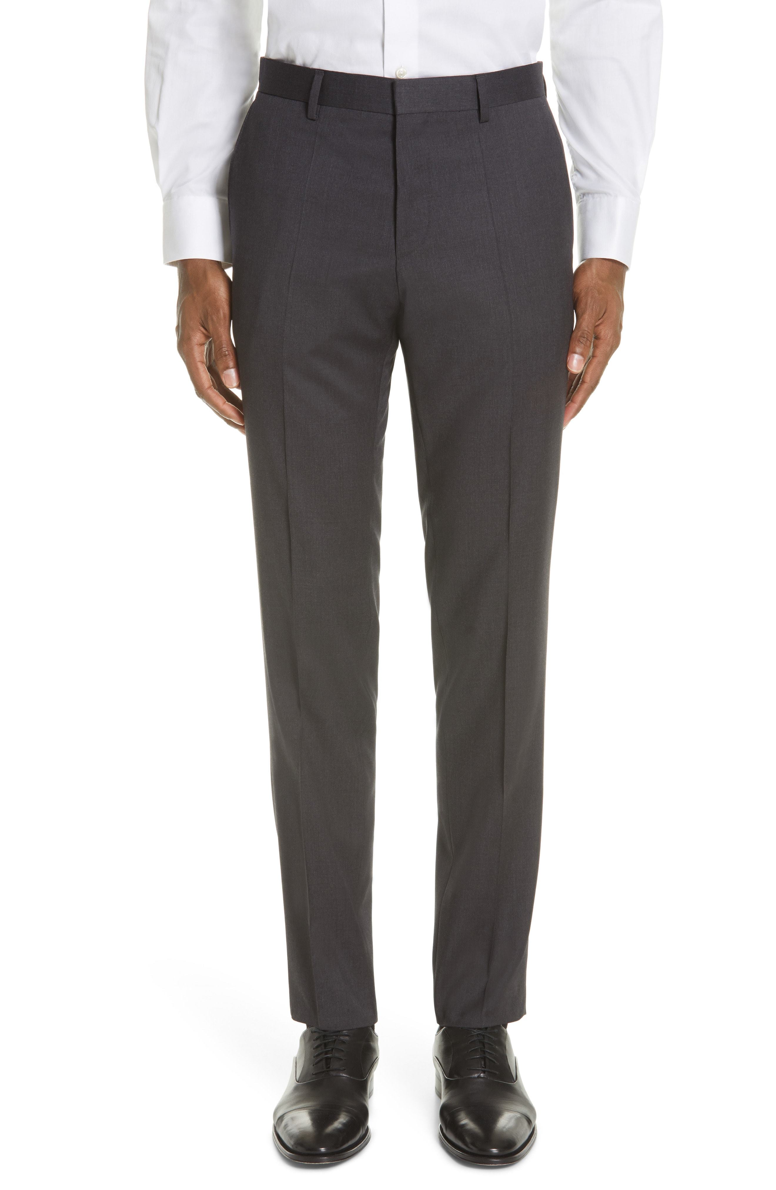Buy Joules Charcoal Grey Wool Slim Fit Suit: Trousers from Next Netherlands